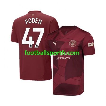 Tenue Manchester City Phil Foden 47 Troisieme 2024-2025 Maillot de Foot